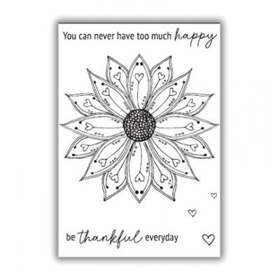 Julie Hickey Designs Clear Stamps - Mini Sunflower